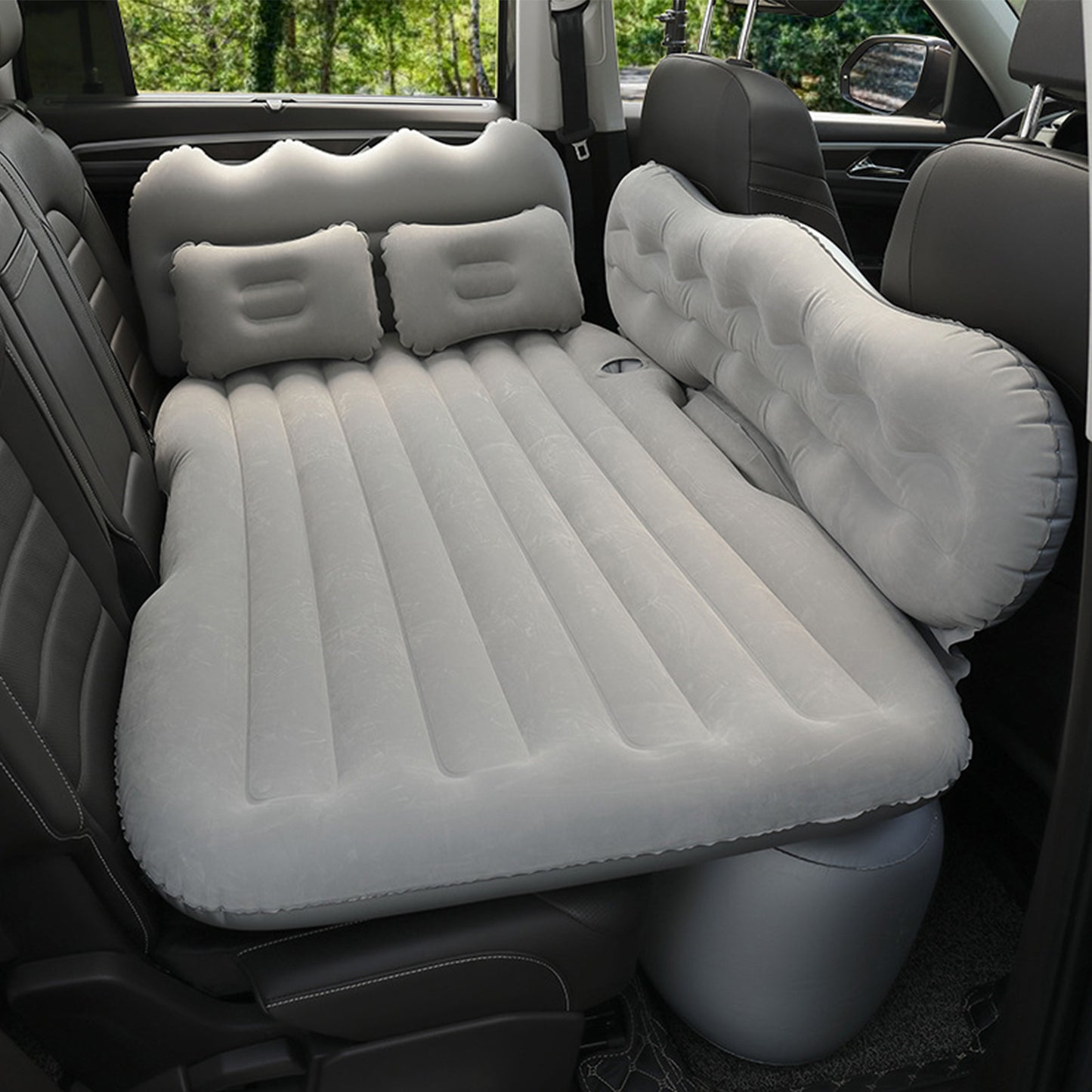 Inflatable Car Air Mattress Portable Sleeping Bed for Backseat and Trunk