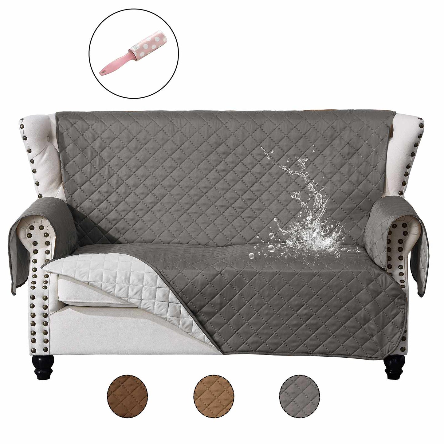 Waterproof Couch Cover Non-Slip Sofa Slipcover Washable Cat Dog Furniture