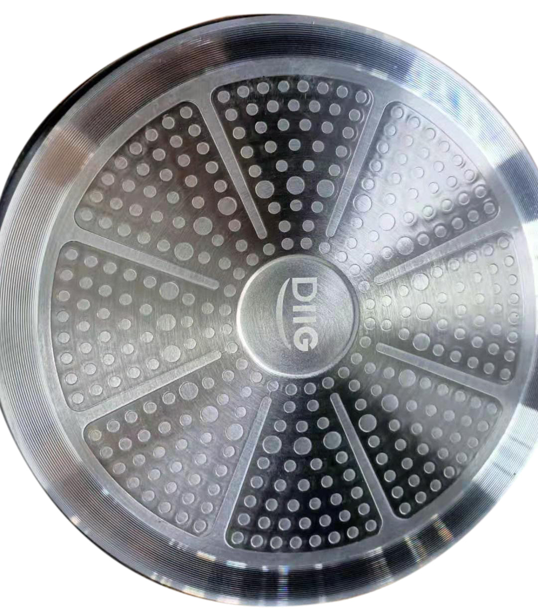 DIIG Nonstick Frying Pan, PFOA-Free Granite Stone Coating Skillet for Gas, Electric, Induction, Stove Top (11 In, 10.5 In, 9.5 In, 8 In)