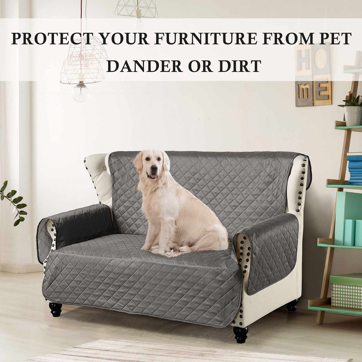 Waterproof Couch Cover Non-Slip Sofa Slipcover Washable Cat Dog Furniture