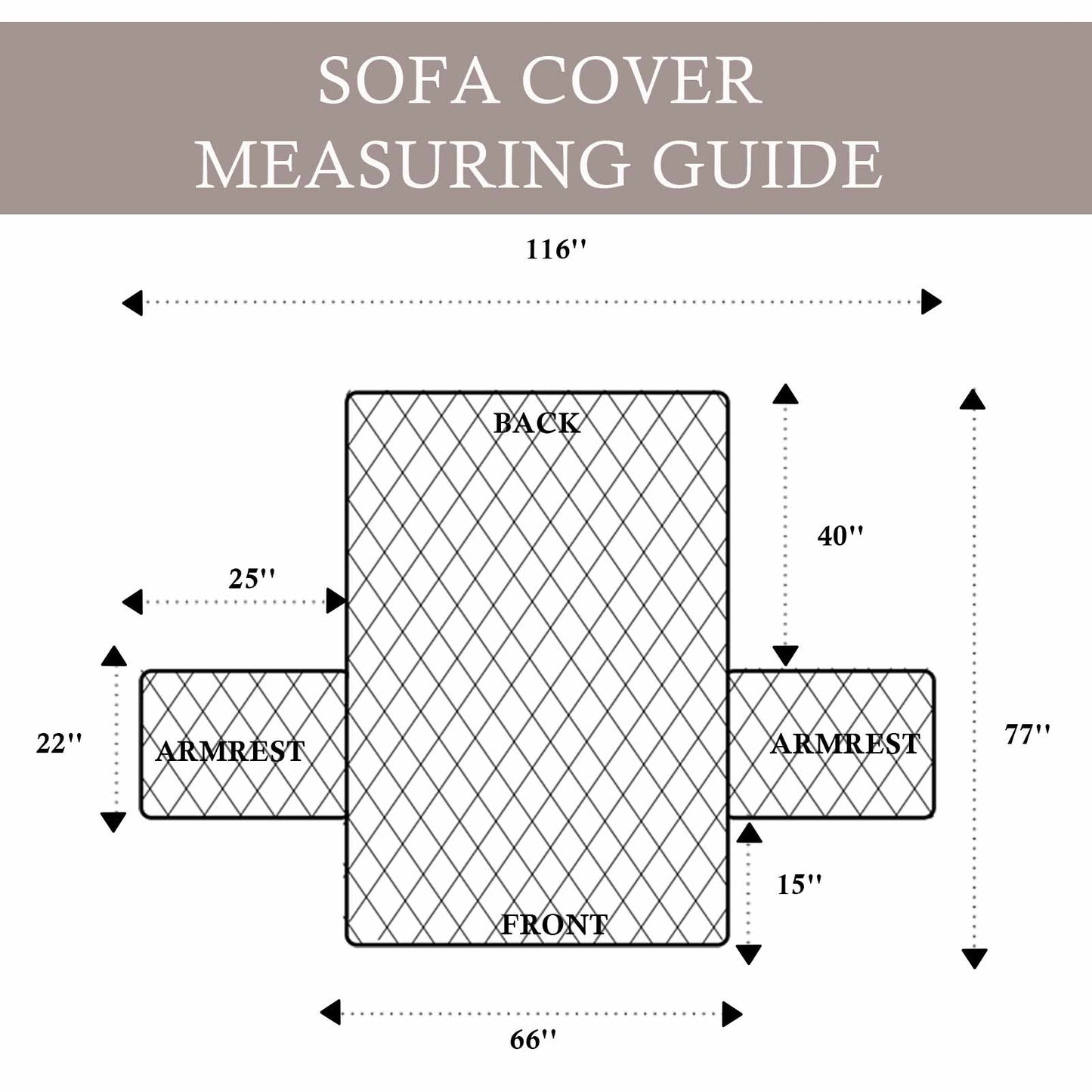Waterproof Couch Cover Non-Slip Sofa Slipcover Washable Cat Dog Furniture