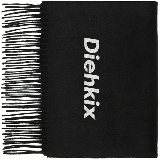 DIEHKIX 100% Cashmere Scarf with Fringed Edges, Ultra Soft Large Cashmere Shawl Wrap for Women and Men