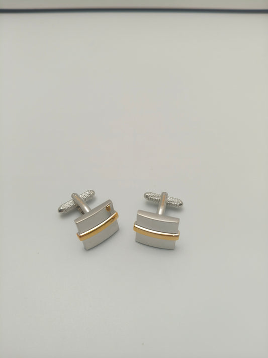 PIERCINGPOINT Men's Cufflinks – Classic Stainless Steel Cuff Links for Dress Shirts, Elegant & Durable Formal Accessories for Business & Weddings
