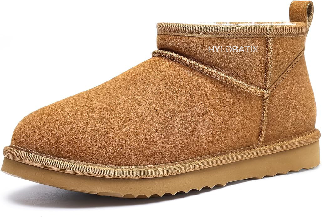 HYLOBATIX Mini Platform Boots for Women Mini Fashion Boot
