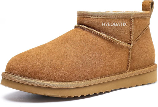 HYLOBATIX Mini Platform Boots for Women Mini Fashion Boot