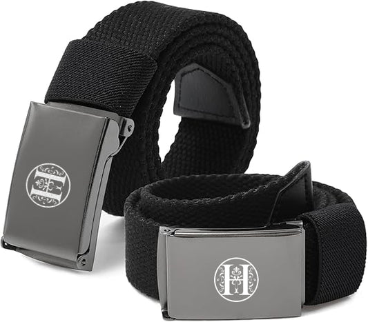 H Adjustable Canvas Belt