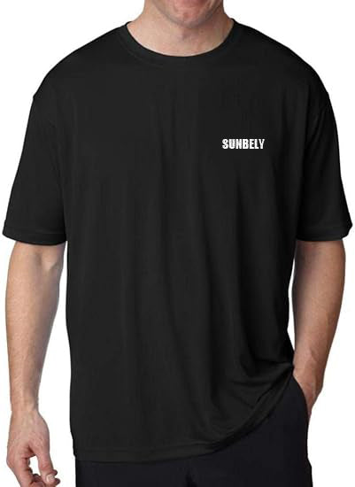 SUNBELY Men's Cool-n-Dry Performance T-Shirt