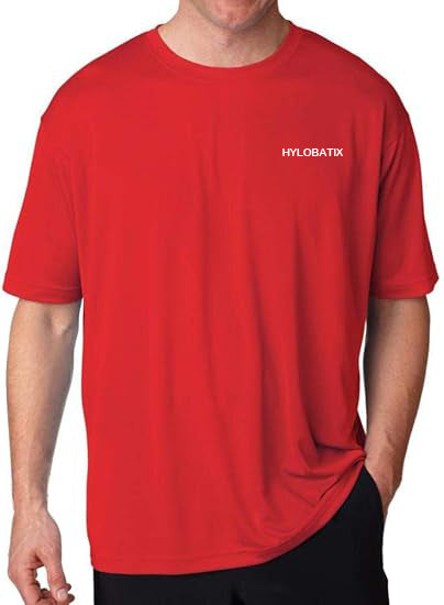 HYLOBATIX Men's Cool-n-Dry Performance T-Shirt