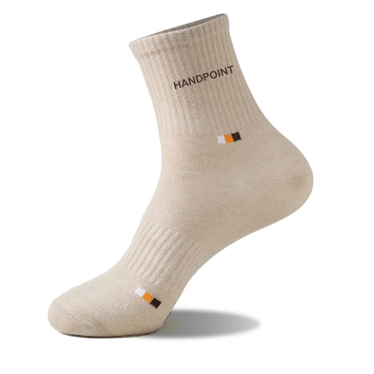 HANDPOINT Women's Wool Socks - 5 Pairs: Winter Warm Thick Knit Wool Socks, Soft and Vintage Casual Crew Socks, Perfect Gift for Women and Men