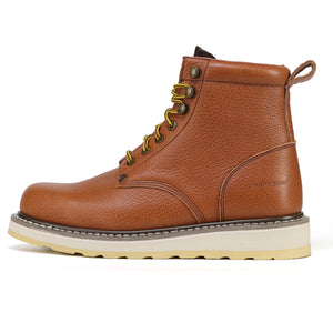 HANDPOINT Men's Classic 6" Soft Toe EH Work Boots - Brown H84984