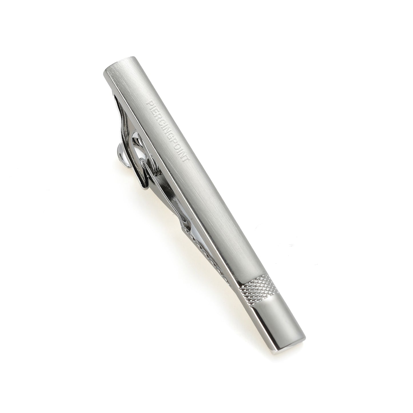 PIERCINGPOINT Men's Tie Bar Clip – Classic Stainless Steel Tie Clip for Business & Formal Wear, Secure Grip, Stylish & Durable Tie Accessories