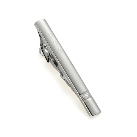 PIERCINGPOINT Men's Tie Bar Clip – Classic Stainless Steel Tie Clip for Business & Formal Wear, Secure Grip, Stylish & Durable Tie Accessories