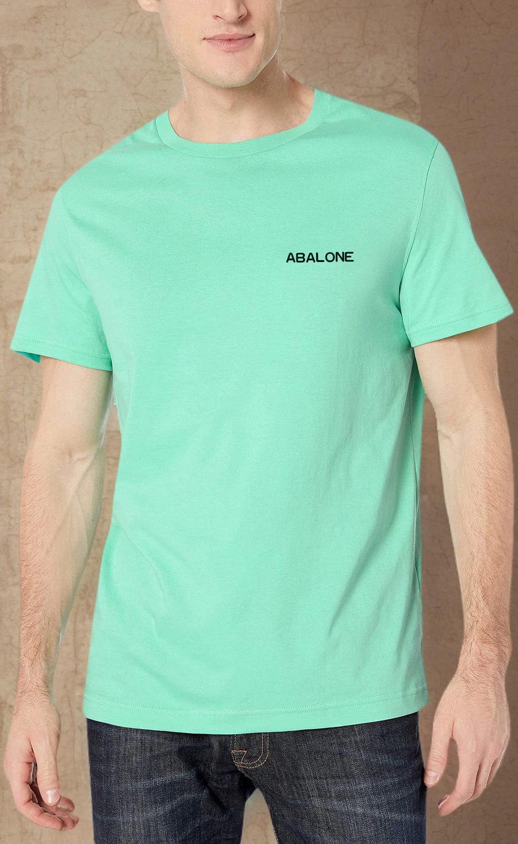 ABALONE Men's Short Sleeve Solid Crew Neck T-Shirt