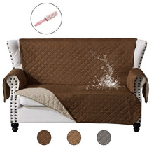 将图片加载到图库查看器，Waterproof Couch Cover Non-Slip Sofa Slipcover Washable Cat Dog Furniture

