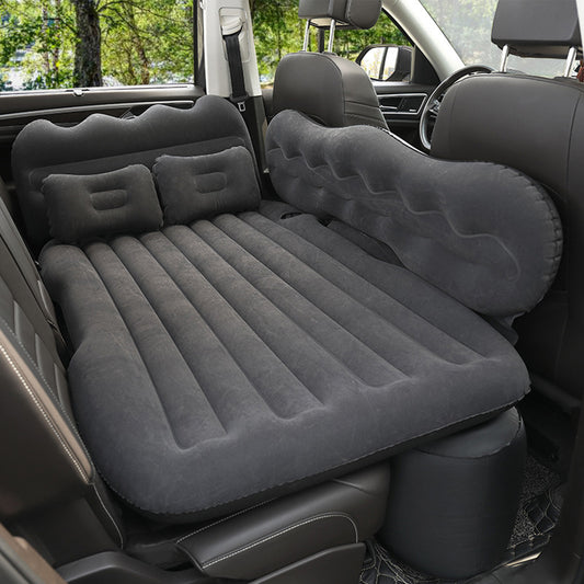 Inflatable Car Air Mattress Portable Sleeping Bed for Backseat and Trunk