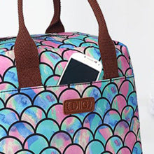 Mermaid Teen Lunch Bags for Women Girls Insulated Cooler Tote Box