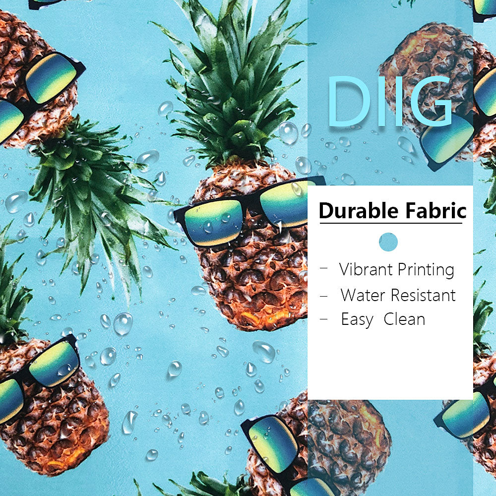 Lunch Bag for Women Girls , Reusable Insulated Cooler Cute Lunch Box for School Office Work, Pineapple Print