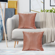 Load image into Gallery viewer, HIARUO Decorative Faux Woven Leather Pillow Covers Cases 18*18 inch, Pack of 4

