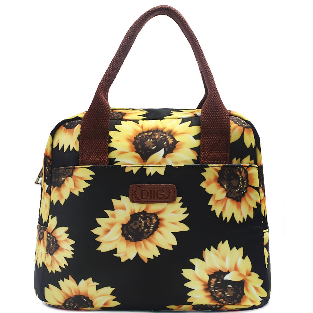 Sunflower Lunch Bag Teen for Teen Girls Women School Office Picnic Lunch Box