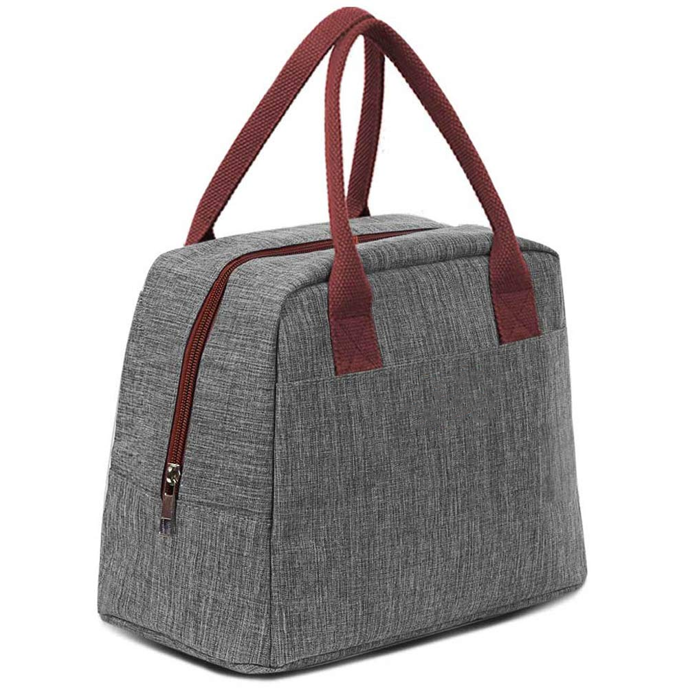 Teen Lunch Bags Girls Women Insulated Cooler Tote Box for School Work, Floral
