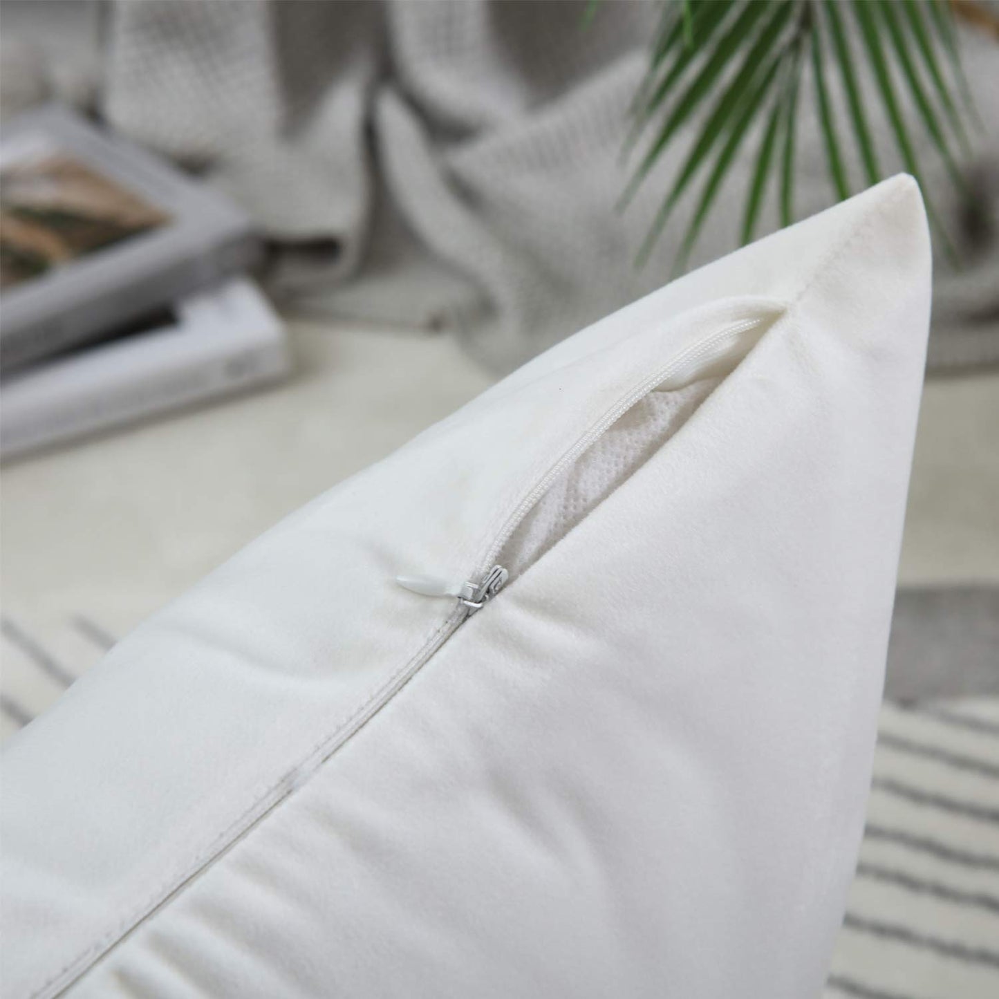 Throw Pillow Covers Cases Square Soft Decorative Cushion Covers for Sofa Home Decorations