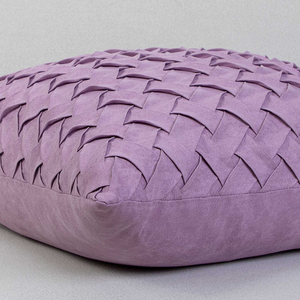 GREAGLE Throw Pillow Covers Square Cushion Covers with Basket Weave Pattern Decorative
