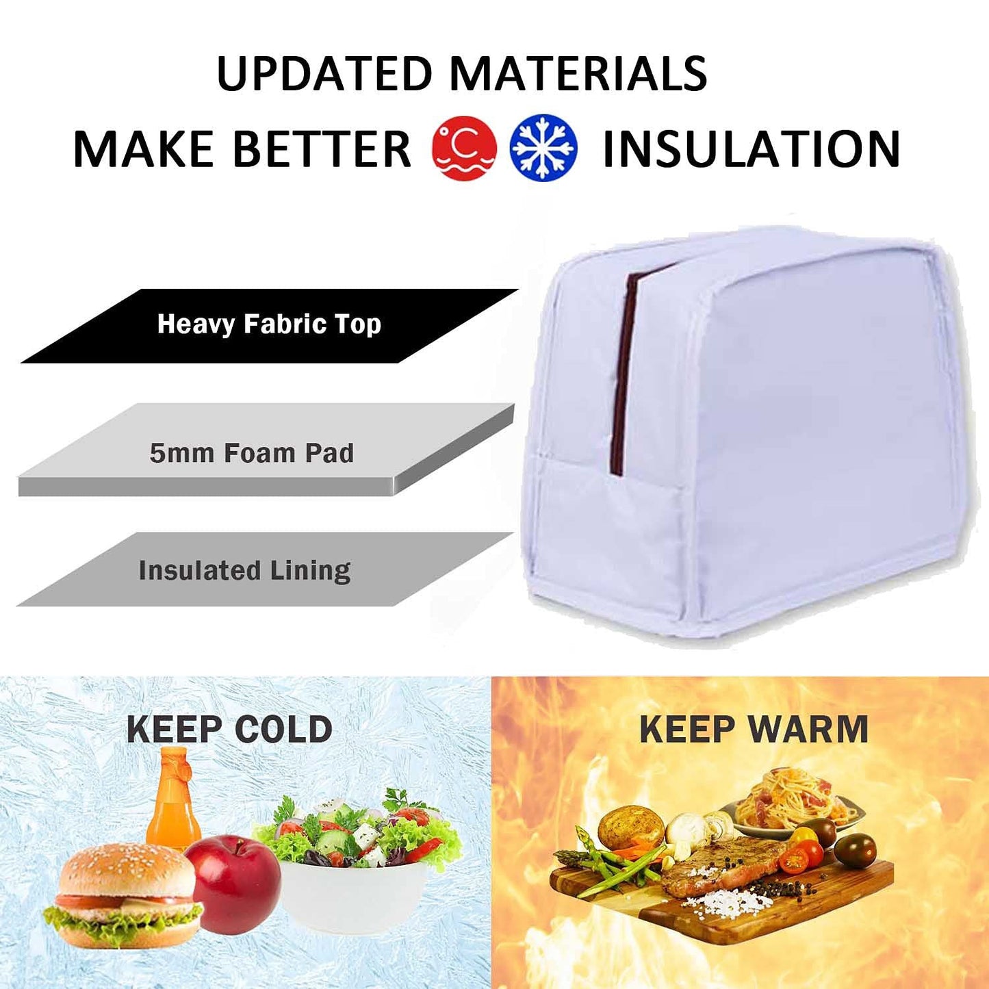 Lunch Box for Boys Girls, Reusable Insulated Cooler Cute Lunch Tote Bag for School Picnic, Leaf Print